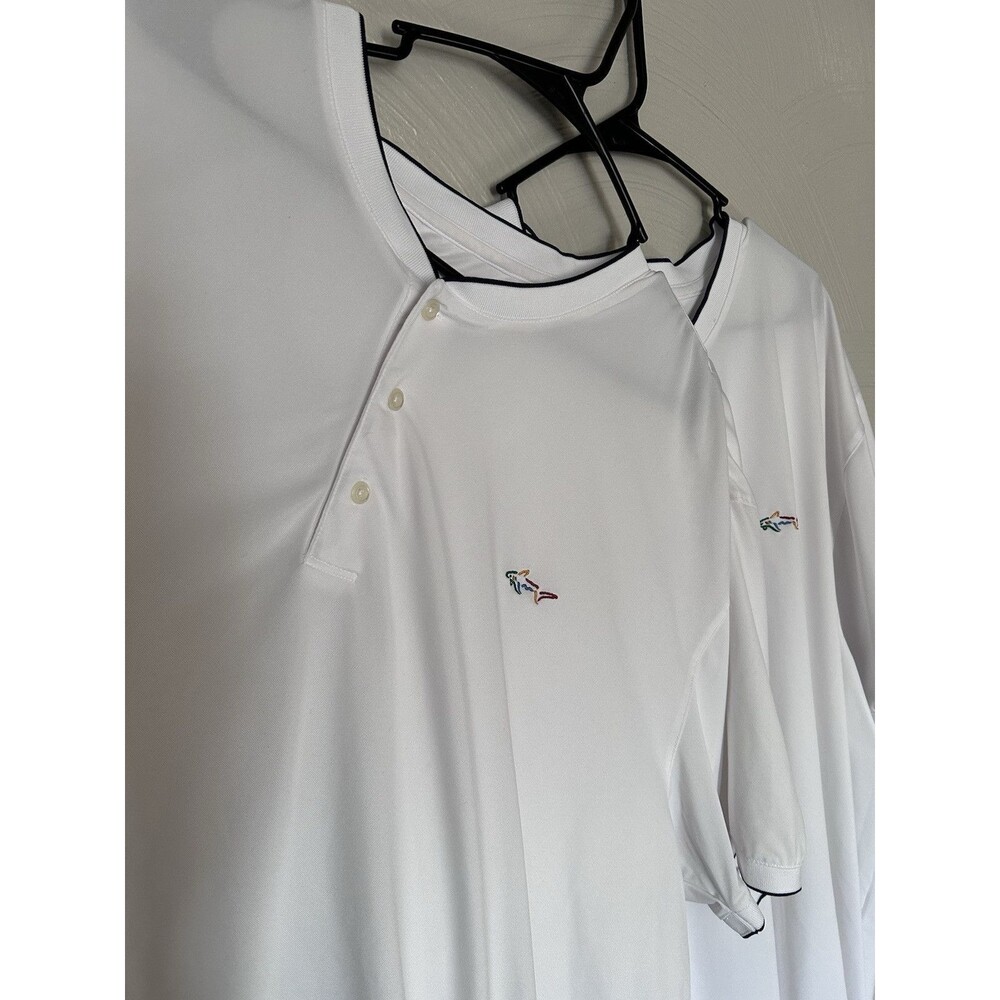 2 Greg Norman Blade Collar Shirt Men’s Size 4XL White